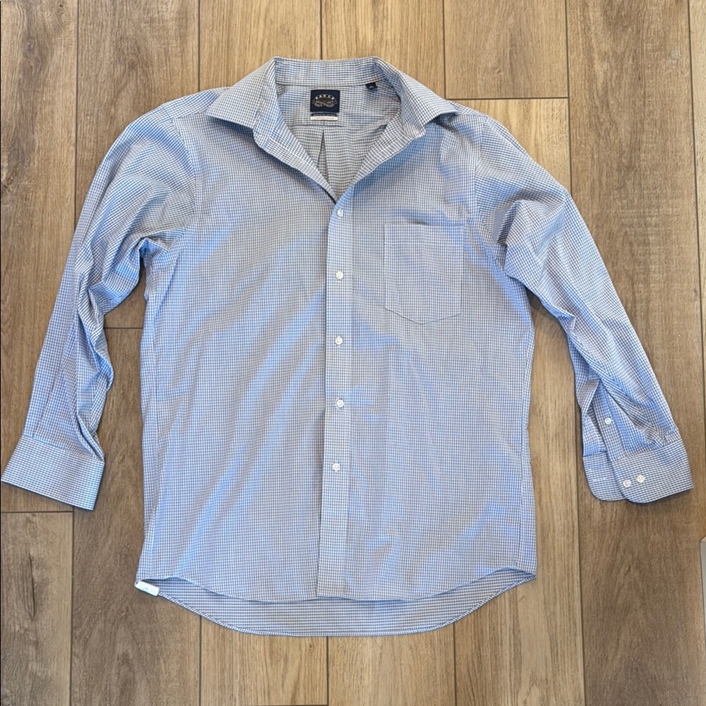 Men's Blue Checkered Shirt